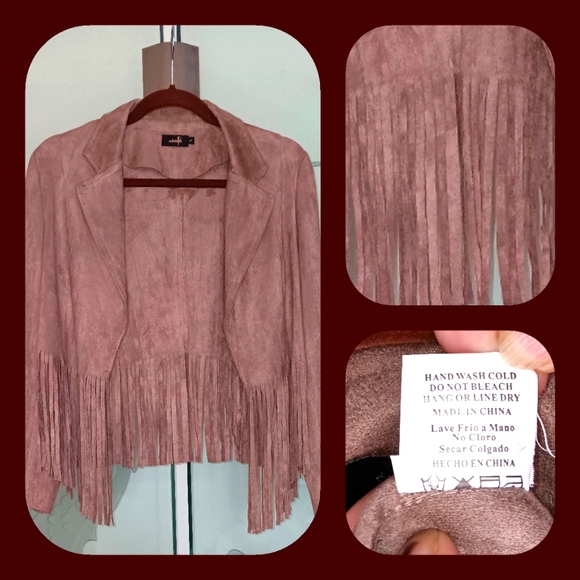 Twelve By Ontwelfth Jackets & Blazers - Western Wear Ontwelfth Fringe Short Jacket